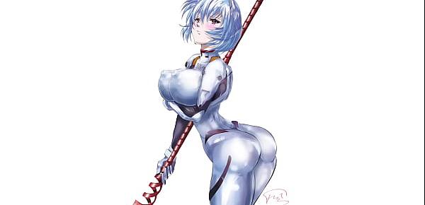  [Hentai] Rei Ayanami of Evangelion has huge breasts and big tits, and a juicy ass !